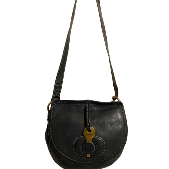 Hogan Handbags - Hogan vintage navy blue Leather Crossbody Bag